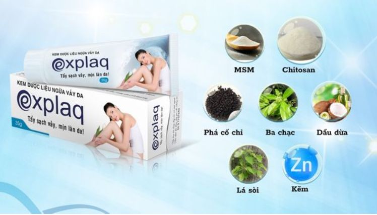Explaq có thành phần tự nhiên nên rất an toàn cho người bị tổ đỉa