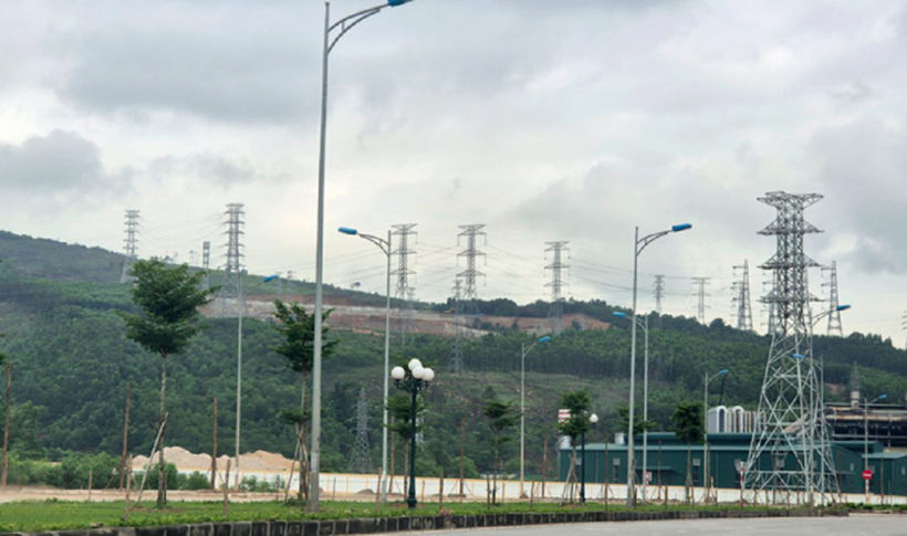 Công ty AIT đã phá 2,61 ha rừng tự nhiên để xây dựng trạm biến áp tại phường Hải Thượng, thị xã Nghi Sơn. Ảnh: Kinh tế đô thị