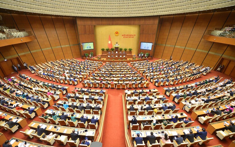 Quốc hội khai mạc Kỳ họp thứ 7, quyết định bầu nhân sự cấp cao. Ảnh: Báo Chính phủ.