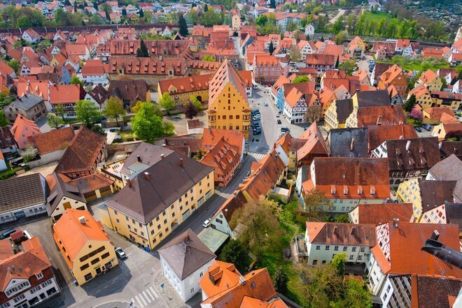 Thị trấn Nördlingen. Ảnh: Smithsonianmag.