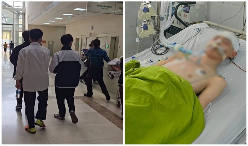 Các bạn học luôn dõi theo cháu Đ. (Ảnh: Lao động)