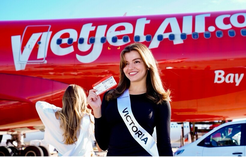 Vietjet đưa những thí sinh xuất sắc nhất Hoa hậu Hoàn vũ Australia đến với Việt Nam tươi đẹp - 3