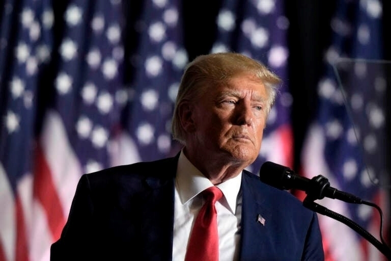 Cựu Tổng thống Mỹ Donald Trump. Ảnh: AP