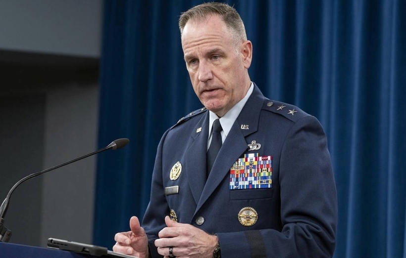 Người phát ngôn Lầu Năm Góc Patrick Ryder. Ảnh: AP