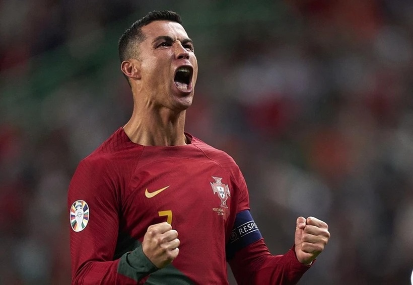 Ronaldo thiết lập kỷ lục tại Euro 2024. Ảnh: Getty Images.