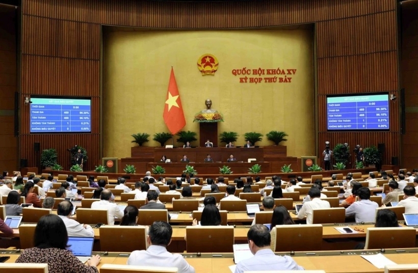 Quốc hội bước vào ngày làm việc thứ ba của Kỳ họp thứ 7, Quốc hội khóa XV với nhiều nội dung đặc biệt quan trọng. Ảnh minh họa: TTXVN