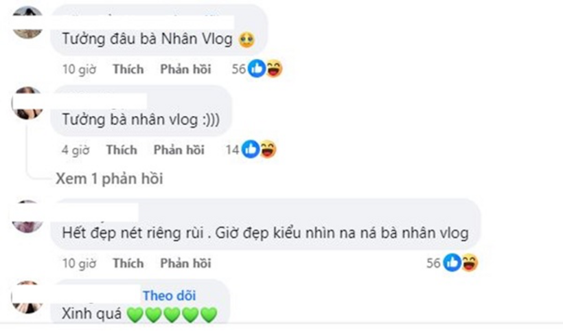 Thiều Bảo Trâm được nhận xét là gương mặt quá giống với Bà Nhân Vlog.