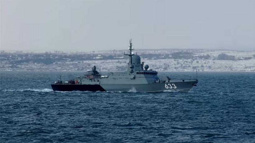 Tàu hộ vệ tên lửa Tsiklon của Nga. Ảnh: Defense Express