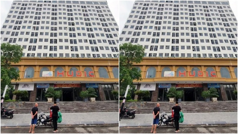 Tòa chung cư HUDIC tại TP Hải Dương, nơi xảy ra sự việc. (Ảnh: Tiền phong)