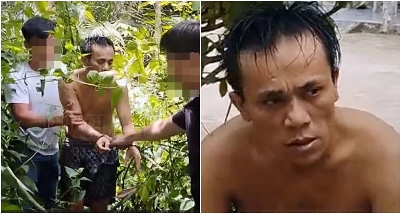 Đối tượng Nguyễn Văn Hiếu bị các trinh sát khống chế. (Ảnh: PLO)