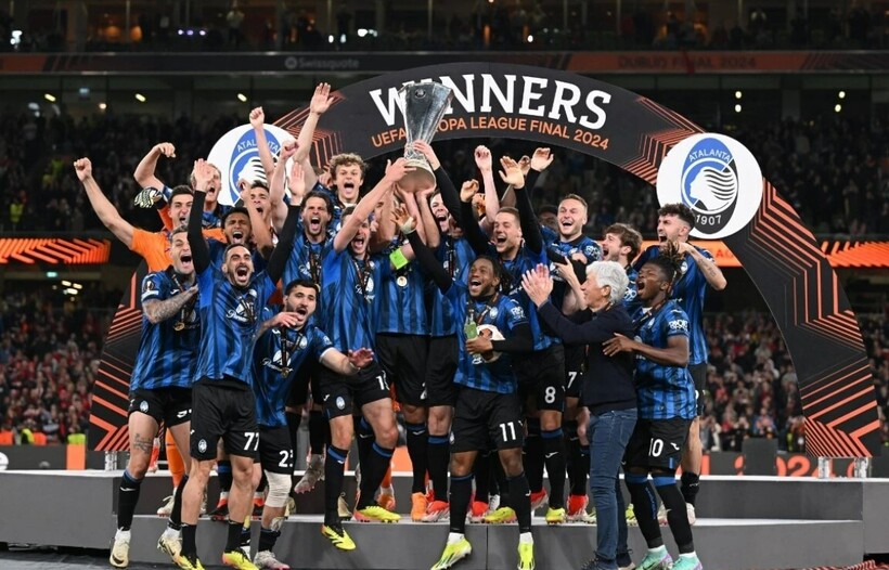 Atalanta lên ngôi vô địch Europa League. Ảnh: Znews.