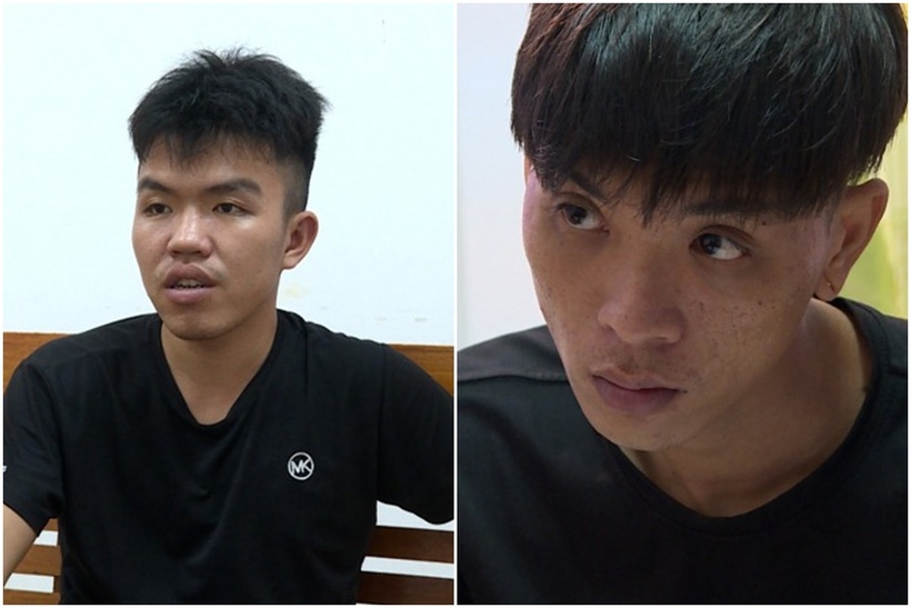 Hai nghi phạm trong vụ việc. Ảnh: Công an Nhân dân