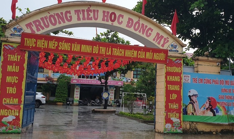 Trường Tiểu học Đồng Mỹ, TP Đồng Hới - một trong những trường đã triển khai cho toàn bộ học sinh tham gia cuộc thi Đại sứ văn hóa đọc. Ảnh: Tuổi Trẻ