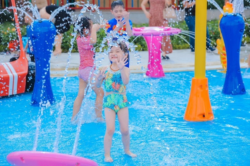 Không gian sống tích hợp tiện ích vui chơi, giải trí an toàn dành cho trẻ sẽ giúp thế hệ tương lai phát triển toàn diện cả về thể chất và tinh thần