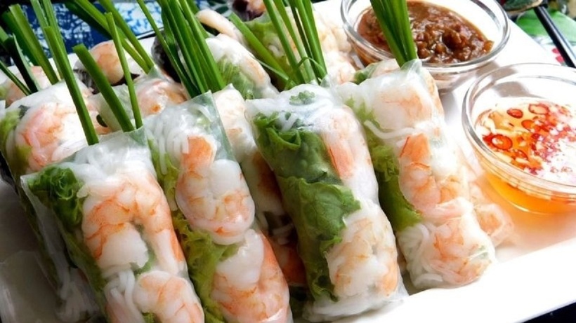 Gỏi cuốn tôm thịt là món ăn ngon, thanh mát và đầy đủ dinh dưỡng