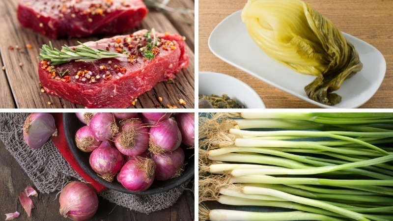 Nguyên liệu cần có