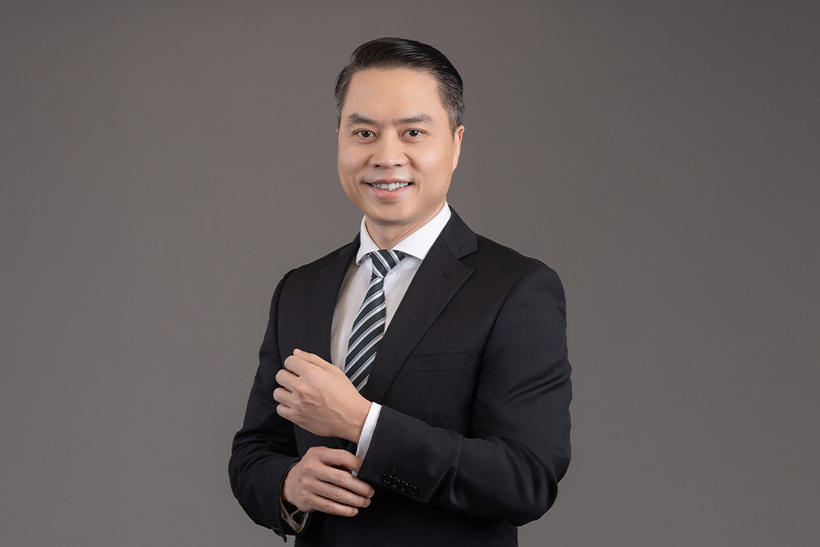 Tân Chủ tịch HĐQT DNP Holding Trần Đức Huy.