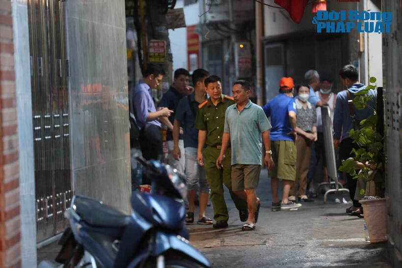 Khu vực hiện trường xảy ra vụ cháy. Ảnh: Nguyễn Lâm