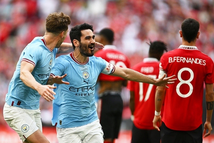 Trận đấu giữa Man United và Man City nhận được sự quan tâm đặc biệt của người hâm mộ. Ảnh minh họa