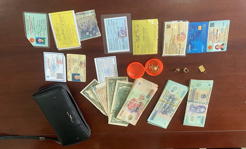 Số tài sản có giá trị lớn của bà Thanh bị thất lạc. (Ảnh: Công an nhân dân)