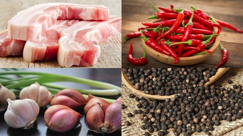 Nguyên liệu cần có