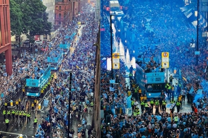 Manchester City đã đi vào lịch sử Ngoại hạng Anh khi trở thành đội đầu tiên vô địch 4 lần liên tiếp. Man City đã chứng tỏ bản lĩnh của mình khi kết thúc cuộc đua danh hiệu một cách thuyết phục với chiến thắng 3-1 trước West Ham United vào ngày cuối cùng của mùa giải.