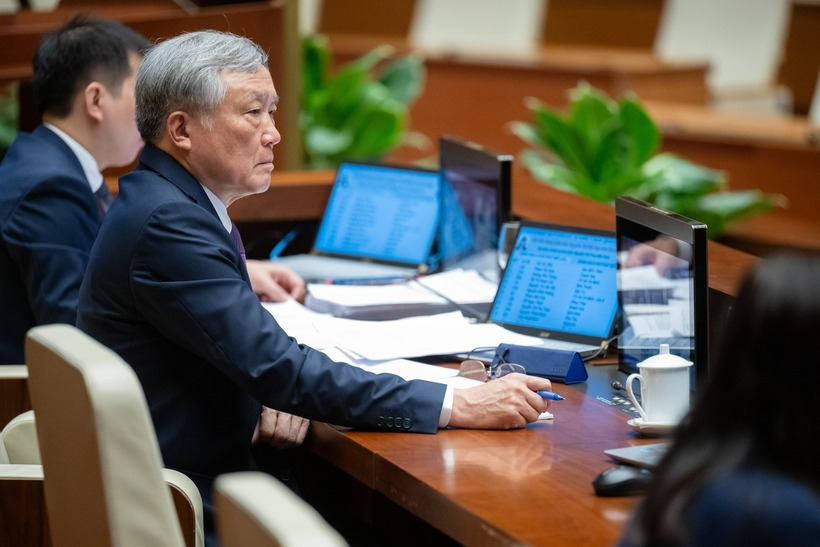 Theo Chánh án Nguyễn Hoà Bình, việc đổi mới tòa án là xu thế, nay không làm thì sau này con cháu phải làm (Ảnh: Media Quốc hội).
