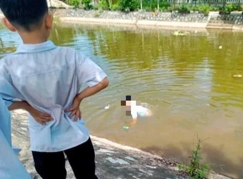 Khu vực học sinh gặp nạn. Ảnh: Thanh Niên