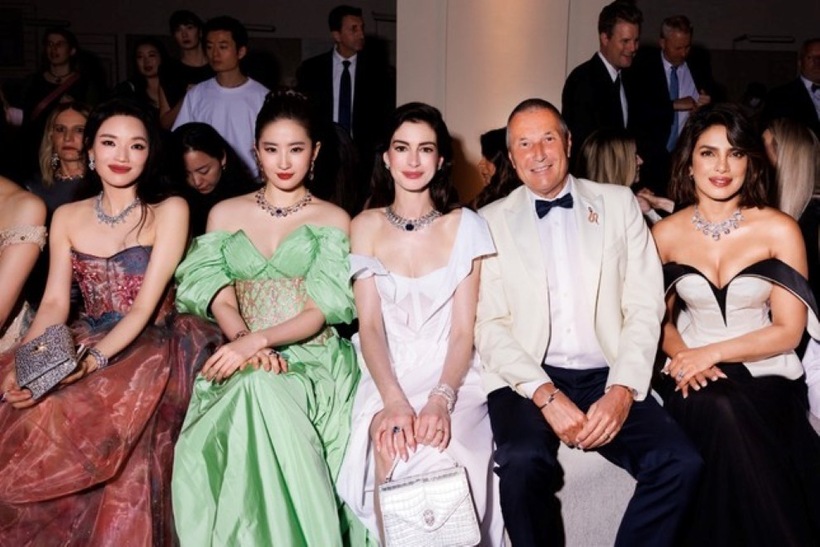 Bức ảnh do Bvlgari đăng tải không có Hikari Mori.