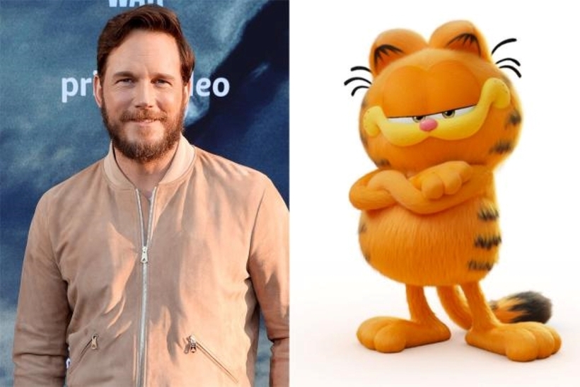 Tài tử Chris Pratt sẽ lồng tiếng cho nhân vật mèo Garfield.