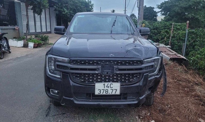 Phương tiện do Lê Thanh Nam điều khiển gây tai nạn. Ảnh: Báo Gia Lai