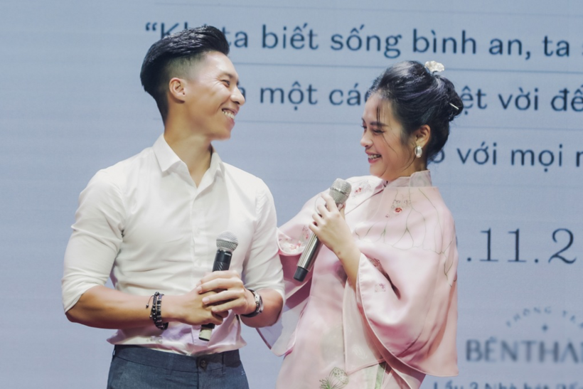 Vợ chồng nghệ sĩ Ngọc Mai - Quốc Nghiệp.