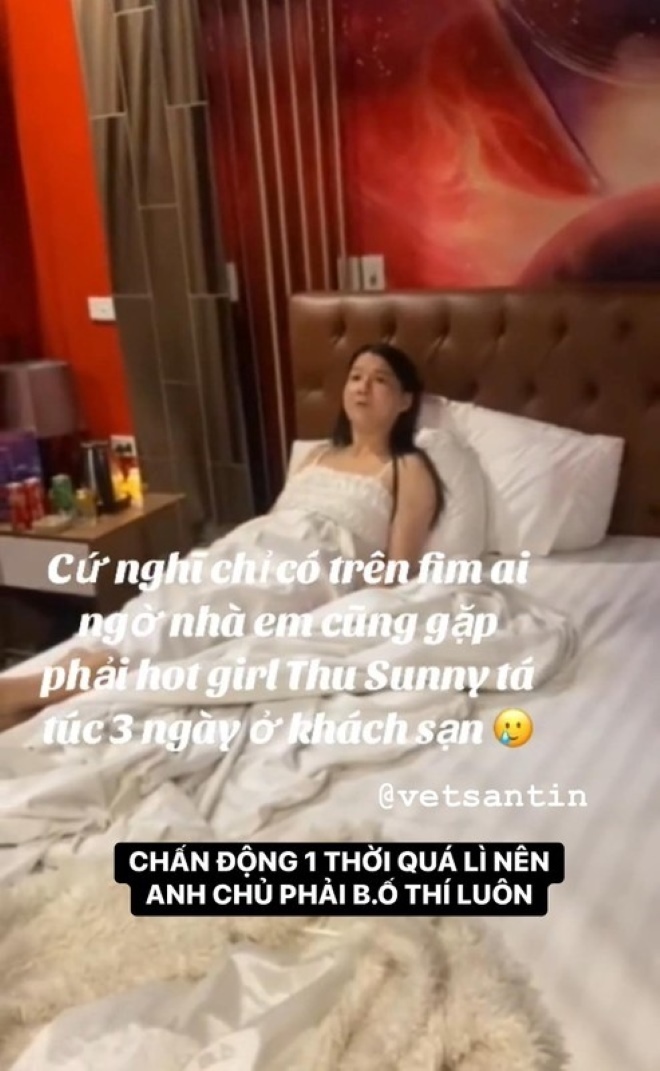 Cô nàng này cũng đến 1 khách sạn ở lại nhiều ngày liền và cũng không thanh toán chi phí.