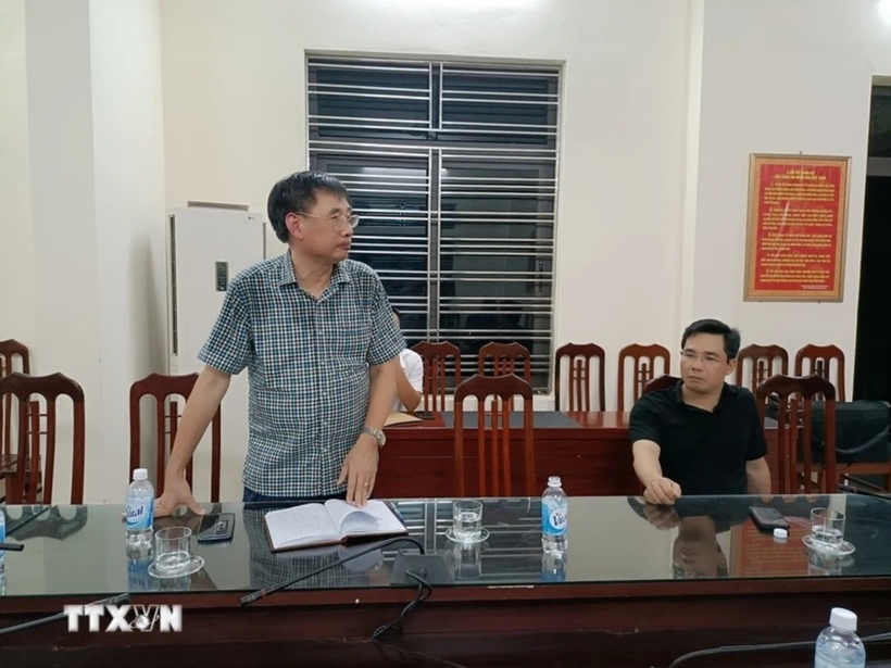 Lãnh đạo Công an TP.Thái Bình báo cáo sự việc.