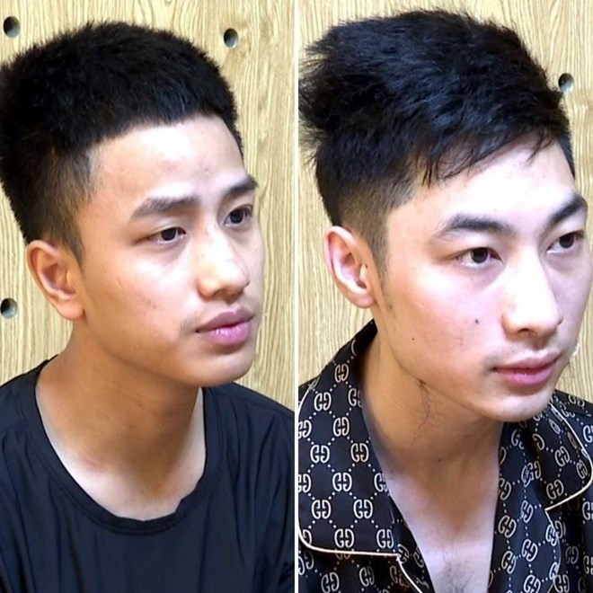 2 đối tượng trong vụ án. Ảnh: Công an TP.Hải Dương