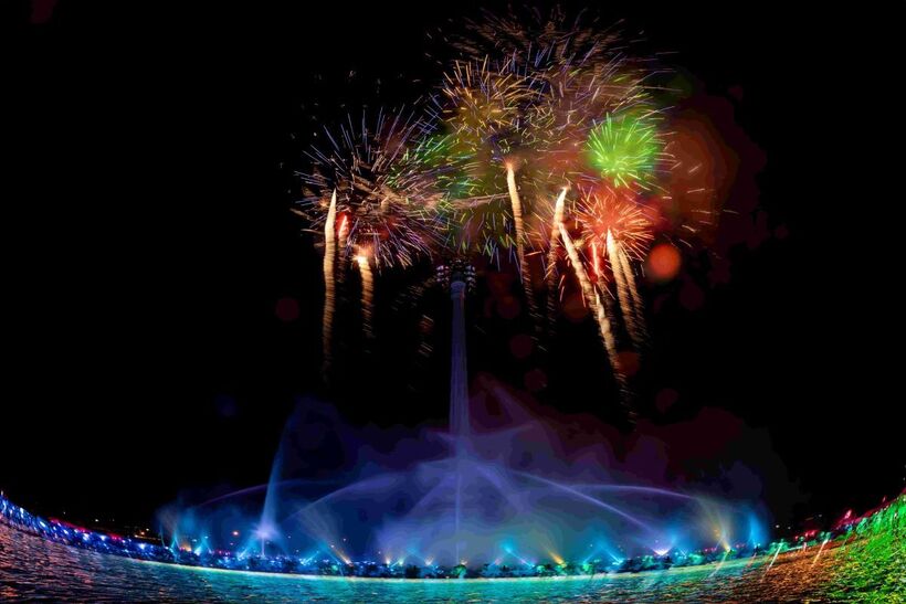 Màn trình diễn pháo hoa là điểm nhấn không thể bỏ qua tại đại nhạc hội WONDER ISLAND