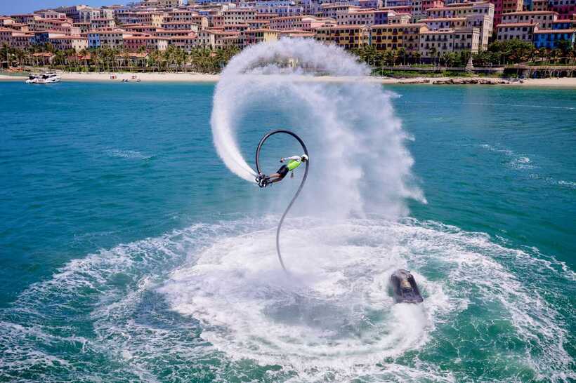 Show Jetski & Flyboards được xem là “đặc sản” tại Phú Quốc sẽ “trình làng” tại Da Nang Downtown trong thời gian tới (Ảnh minh họa)