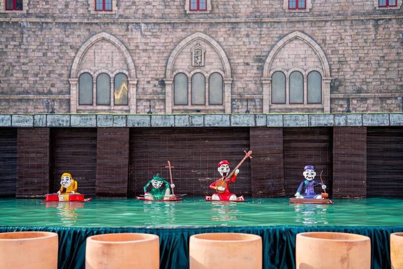 Tạo hình đẹp mắt của các “nhân vật” trong show “Rối Việt” diễn ra tại Sun World Ba Na Hills (Ảnh minh họa)