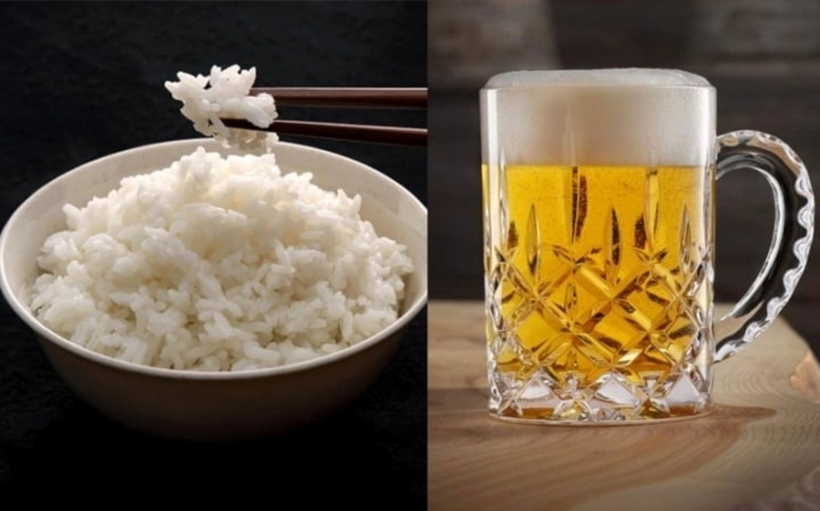 Ăn cơm trước khi uống bia sẽ giúp bảo vệ dạ dày, ngăn quá trình hấp thụ cồn vào cơ thể. Ảnh minh họa