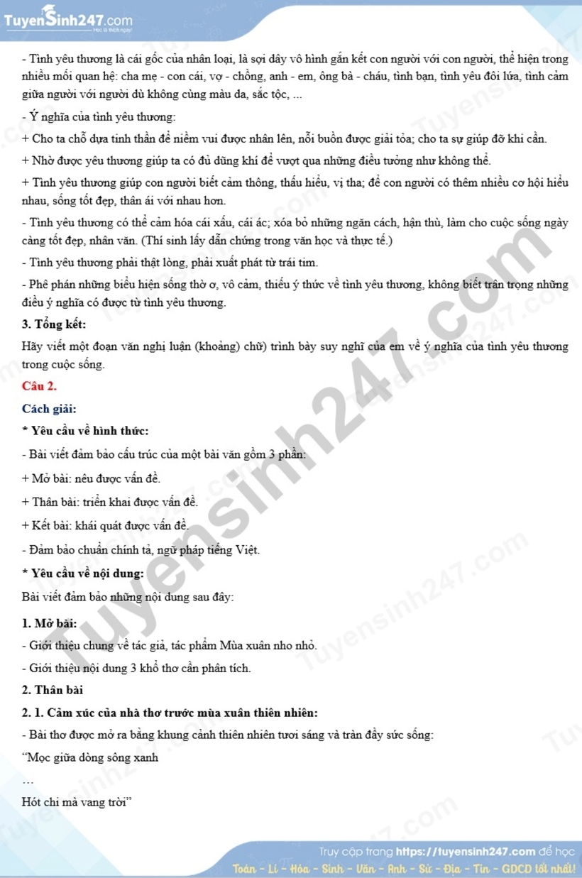 Kỳ thi tuyển sinh vào lớp 10: Đề thi, đáp án gợi ý môn Ngữ văn ở Quảng Ninh - 4