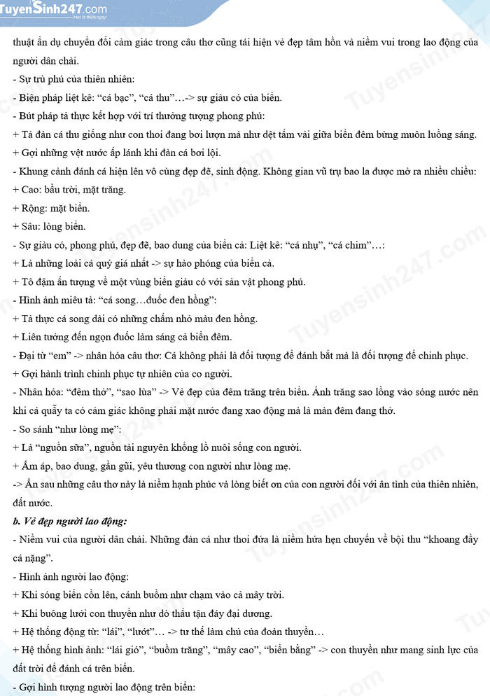 Đề thi, đáp án gợi ý môn Ngữ văn kỳ thi vào lớp 10 tại TP Đà Nẵng - 4