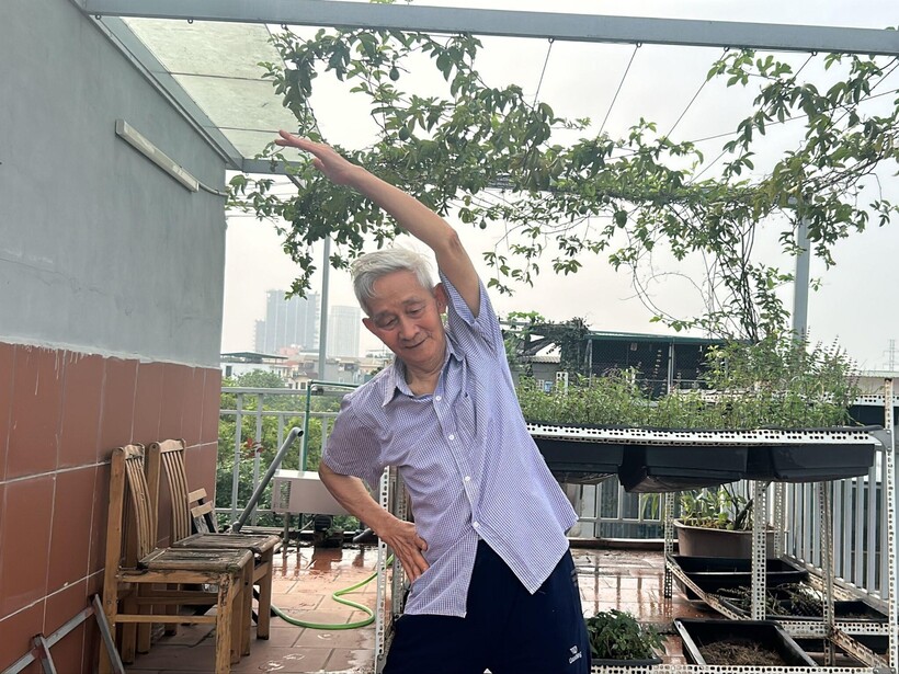 Bên cạnh việc dùng Ích Thận Vương đều đặn, ông Uyên còn vận động thường xuyên và quan tâm đến chế độ ăn uống cho người suy thận
