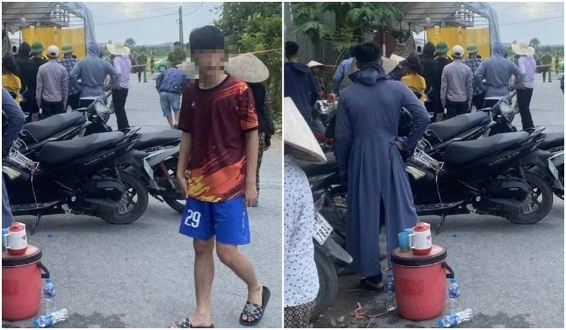 Khu vực xảy ra 3 người trong một gia đình chết bất thường ở Thái Bình. Ảnh: Giao Thông