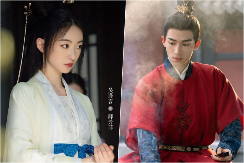 Ngô Cẩn Ngô và Vương Tinh Việt là nữ, nam chính của Mặc Vũ Vân Gian. Ảnh: Weibo