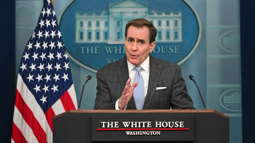 Người phát ngôn Hội đồng An ninh quốc gia Nhà Trắng (NSC) John Kirby. Ảnh: Getty Images
