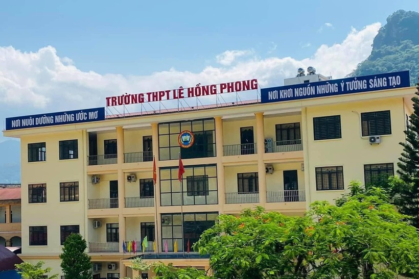 Trường THPT Lê Hồng Phong. Ảnh: VTC News