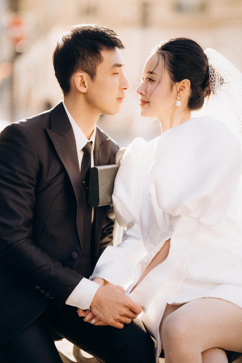 Ông xã của Midu là doanh nhân Minh Đạt. Ảnh: Facebook nhân vật.