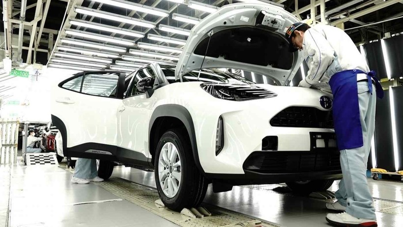 Toyota đang tạm dừng sản xuất Yaris Cross và các mẫu xe khác do dữ liệu thử nghiệm có vấn đề. Ảnh: Nikkei Asia