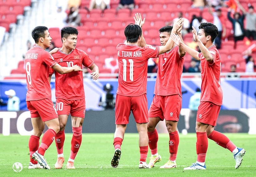 Tờ Sportskeeda dự đoán đội tuyển Việt Nam giành chiến thắng 2-1 trước Philippines. Ảnh: VFF.