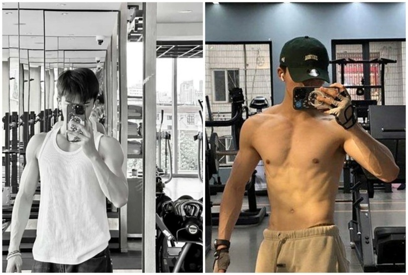 Body 6 múi săn chắc và cân đối, cơ bắp cuồn cuộn của Vương Tinh Việt.